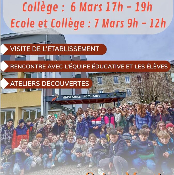 Journées portes ouvertes :